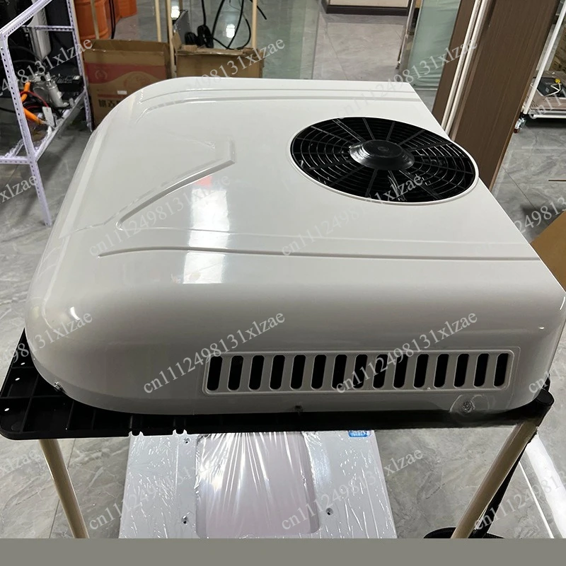High-End 12V 24V Electric Parking Air Conditioner, All-in-One Roof Top AC Unit with Strong Cooling for Truck RV Camper