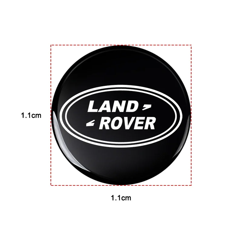 2/5/10/20Pcs 14MM Remote Car Key Stickers Emblem Accessories For Land Rover Freelander 2 L2 LF L319 L462 Range Sport Evoque