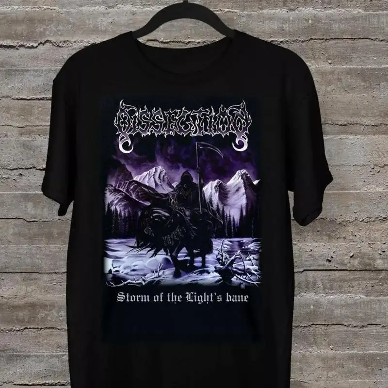 Dissection Cotton Black All Size T Shirt