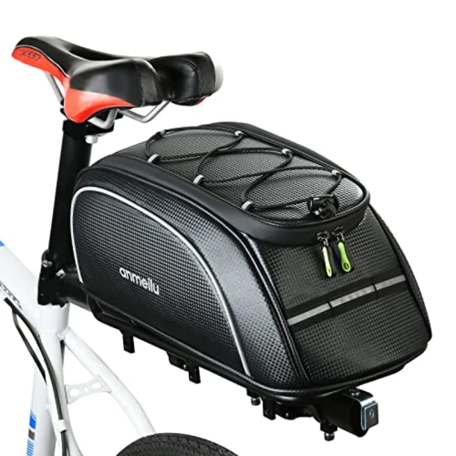

Bike Rack Bag Bicycle Bag Bike Trunk Bags Rear Rack Pack Carrier Pannier Storage Cargo Saddle Back Seat Luggage Pouch Mountain