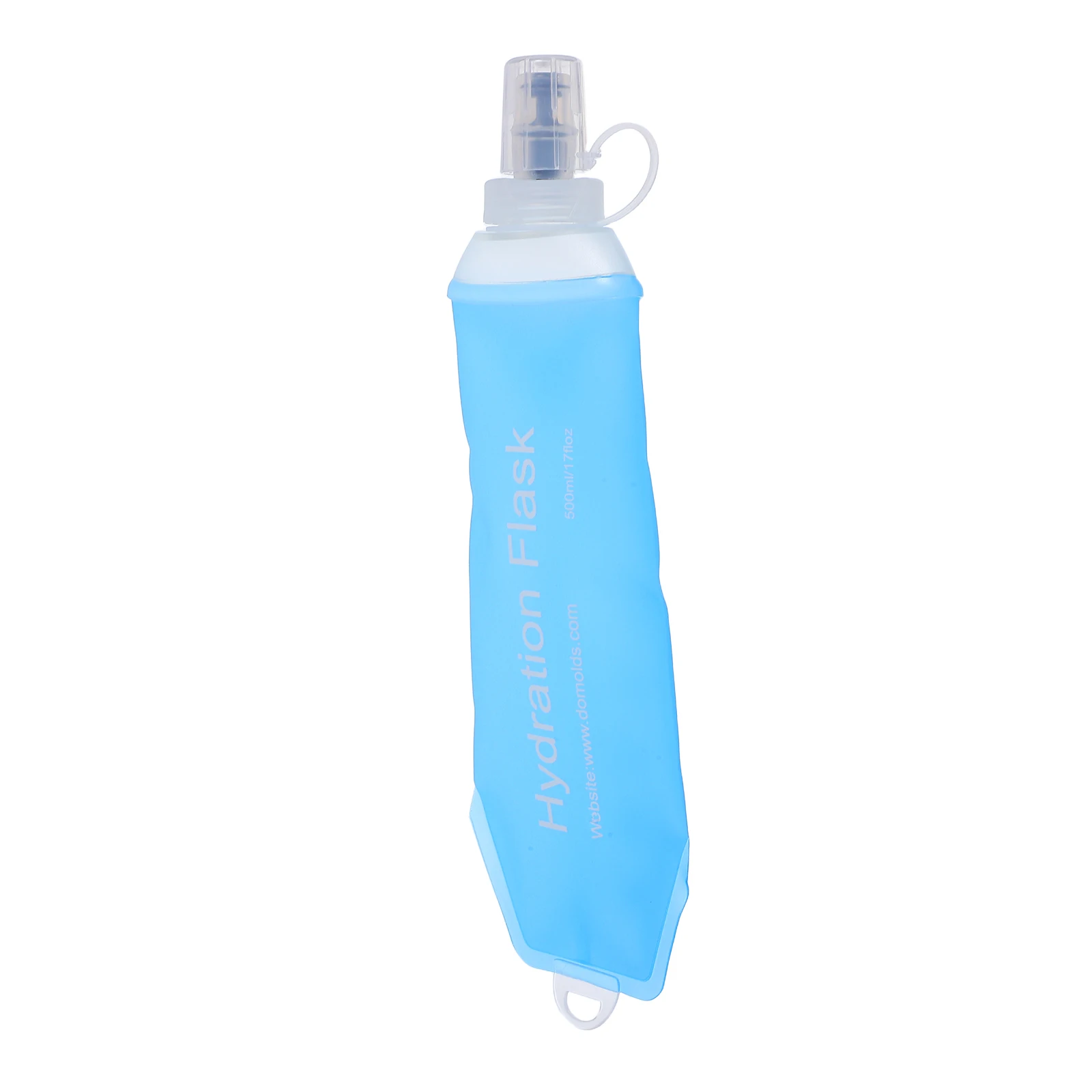

500 Ml Collapsible Soft Water Bottle for Athletes Outdoor Enthusiasts Transparent Lightweight Durable Tpu Material