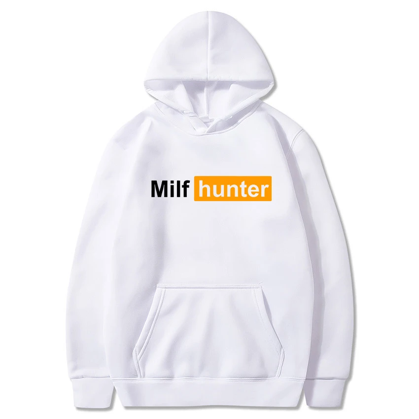 

Milf Hunter Men's and Women's Fashion Trend Cool Sweatshirt Harajuku Leisure Printed Long Sleeved Hoodies Street Clothing