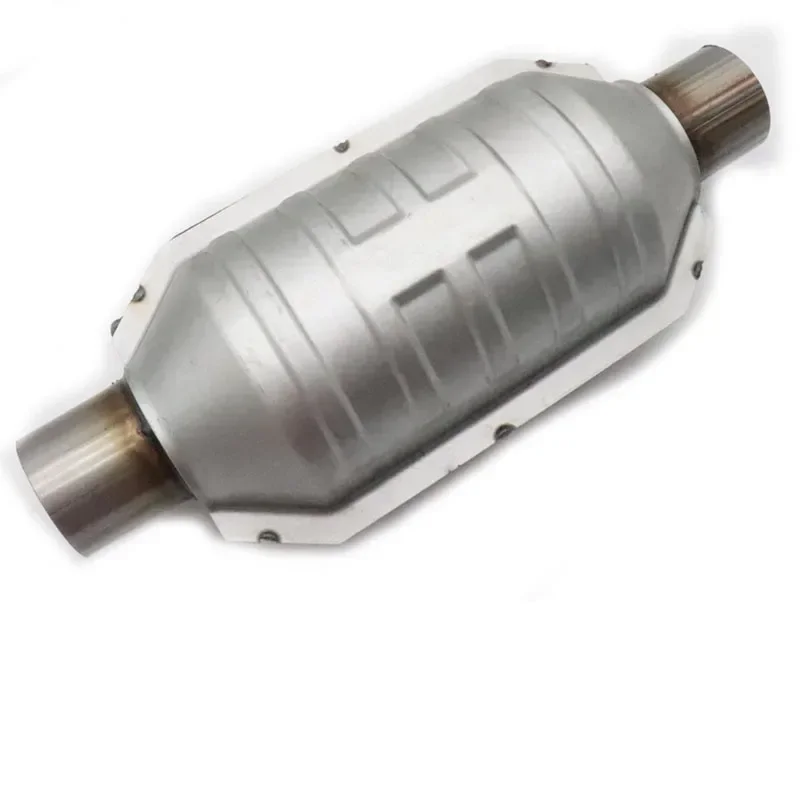 Universal Catalytic Converter 409 Stainless Steel High Flow Muffler Car Exhaust Emissions Reduction 2/2.25/2.5/3 Inch Cells Euro