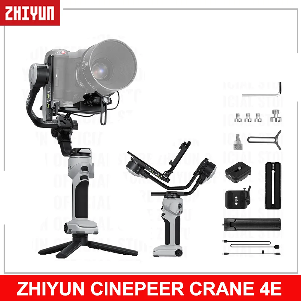 

ZHIYUN CINEPEER CRANE 4E Gimbal Stabilizer 3-Axis Handheld for DSLR Mirrorless Cameras for Sony Canon Nikon Panasonic