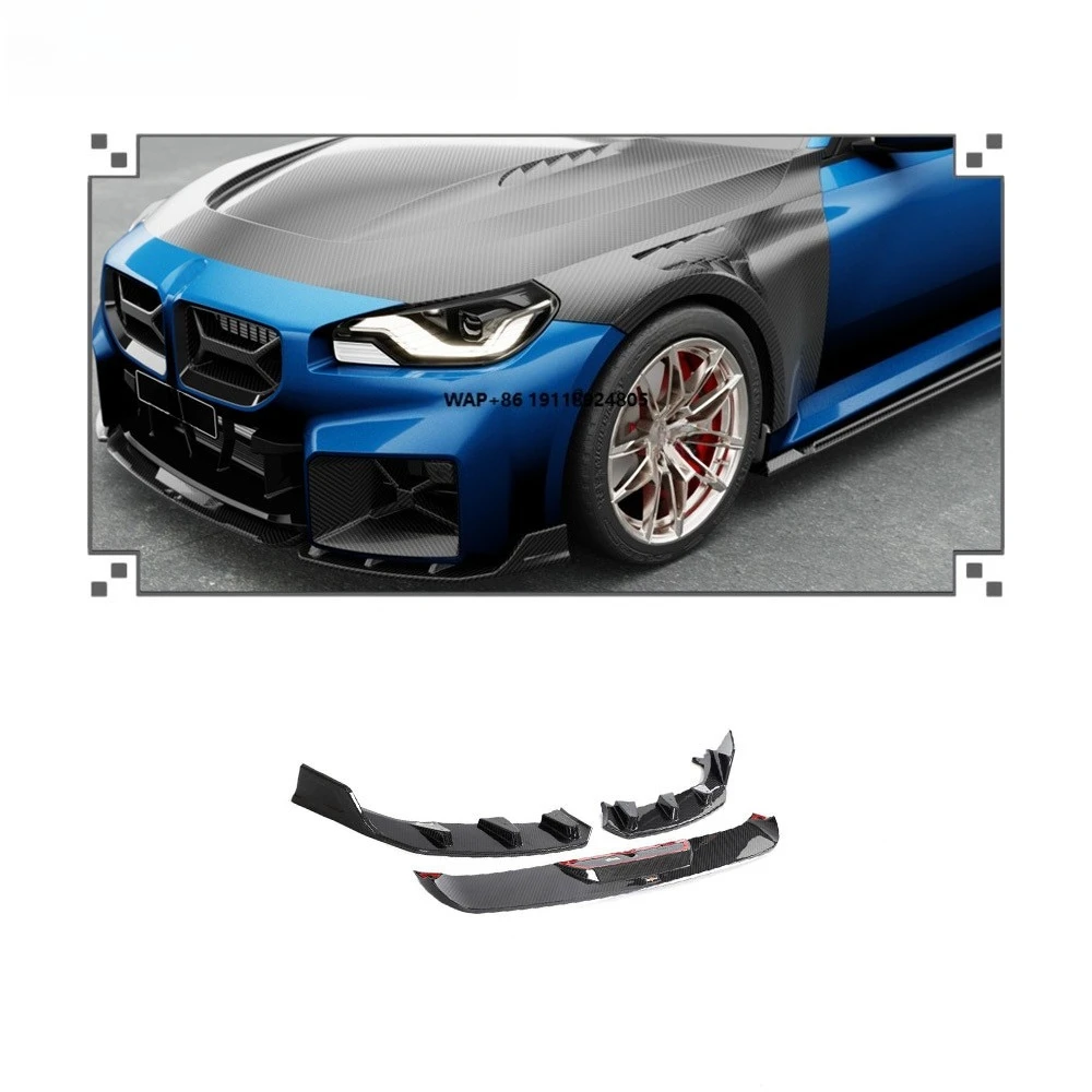 

High Quality Dry Carbon Front Bumper Lip for 2 Series G87 M2 2023 Front Splitters