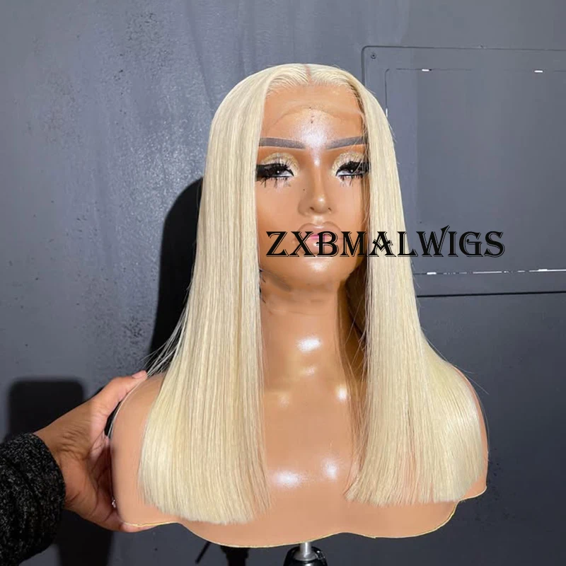 ZXBMALWIGS Straight Synthetic Hair Mint Green 13X4  Lace Front Wigs for Women  High Temperature Fiber Lace Wigs Daily Cosplay