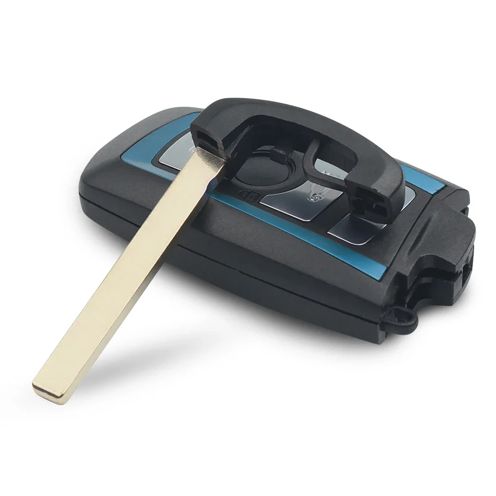KEYYOU 1PCS Smart Car Key Shell Cover Case for BMW CAS4 F FEM 3 5 7 Series E90 E92 E93 X5 F10 F20 F30 F40 Panic FOB