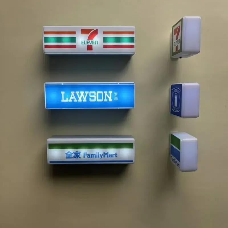 Pegatinas magneteticas creativas para nevera، Cafetería en casa، Tenda de conventia de 7 elevadas، model de juguete