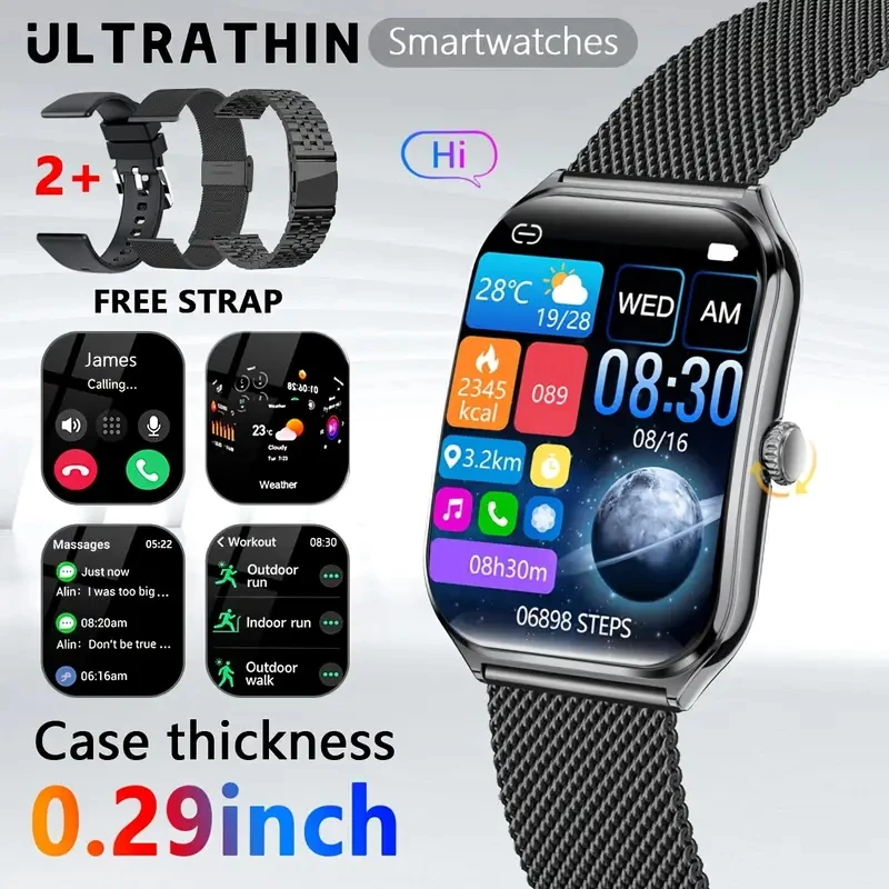 

For huawei ultra-thin smartwatch ladies 1.96" amoled 466*466 hd pixel display always displays time call alert smartwatch for man