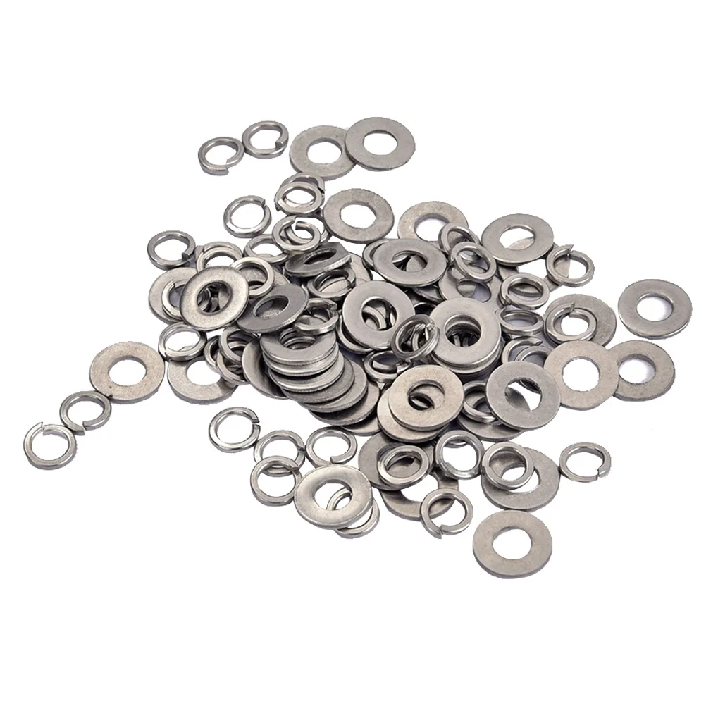 

200 Pcs Ponticello Accessories Guitar Bridge Parts Mini Pots Washer Nuts and Washers