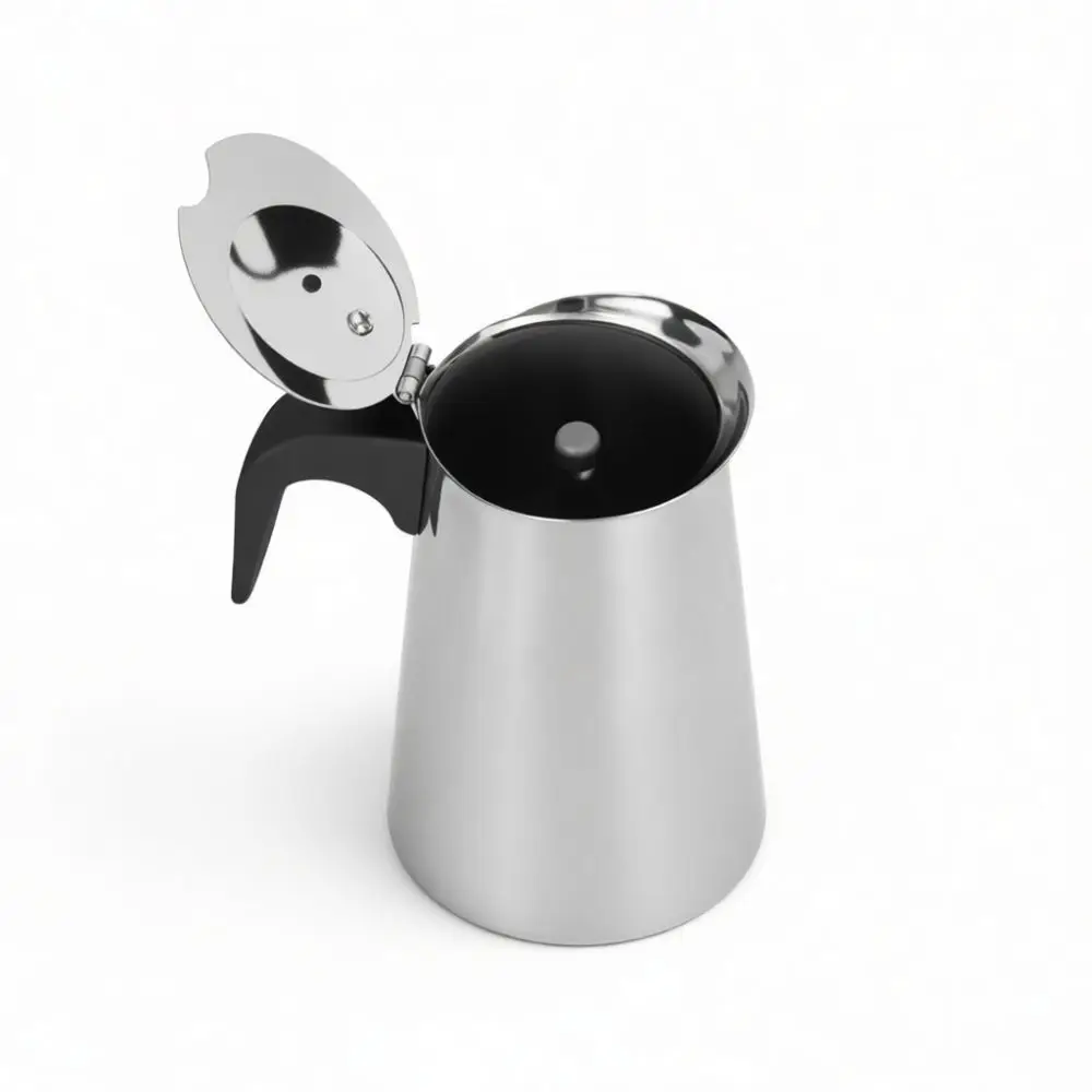 High Performance Stainless Steel Moka Pot Espresso Maker Italian Percolator Manual Coffee Brewer For Home Cooking