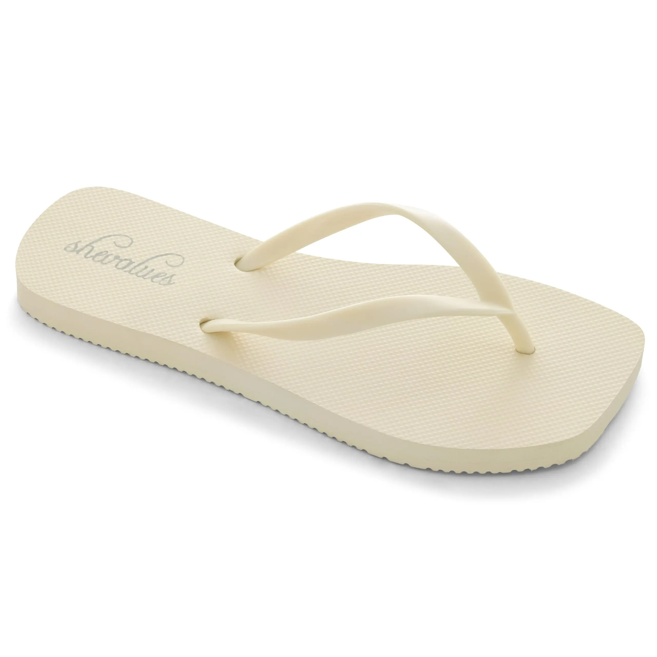 Comwarm Slim Square Toe Damen-Flip-Flops, rutschfeste, weiche Hausschuhe, langlebige Gummi-Flip-Flops für Strand, Pool, Badezimmer – Detail 12
