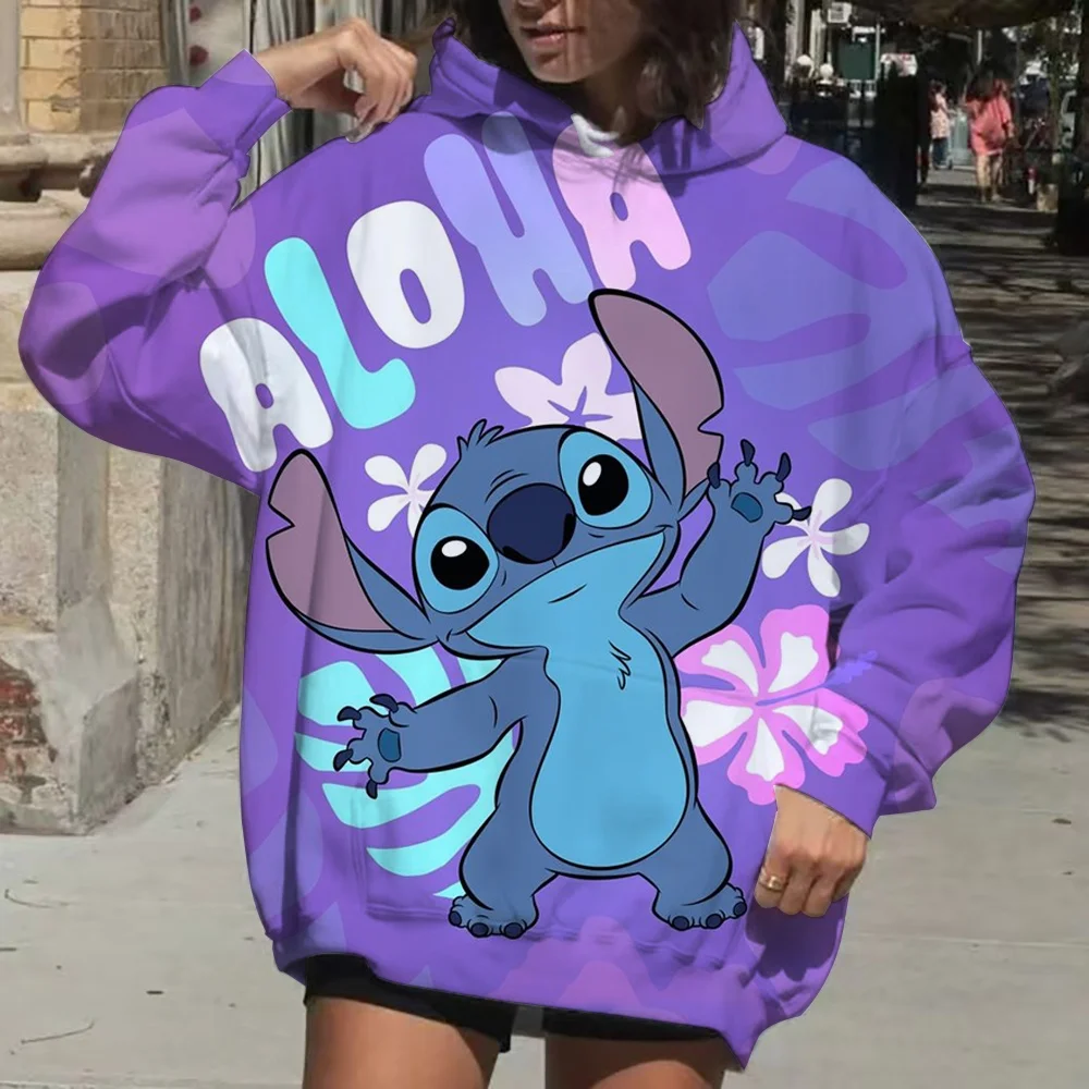 Рисунок 2 - Женская толстовка с капюшоном Kawaii Stitch