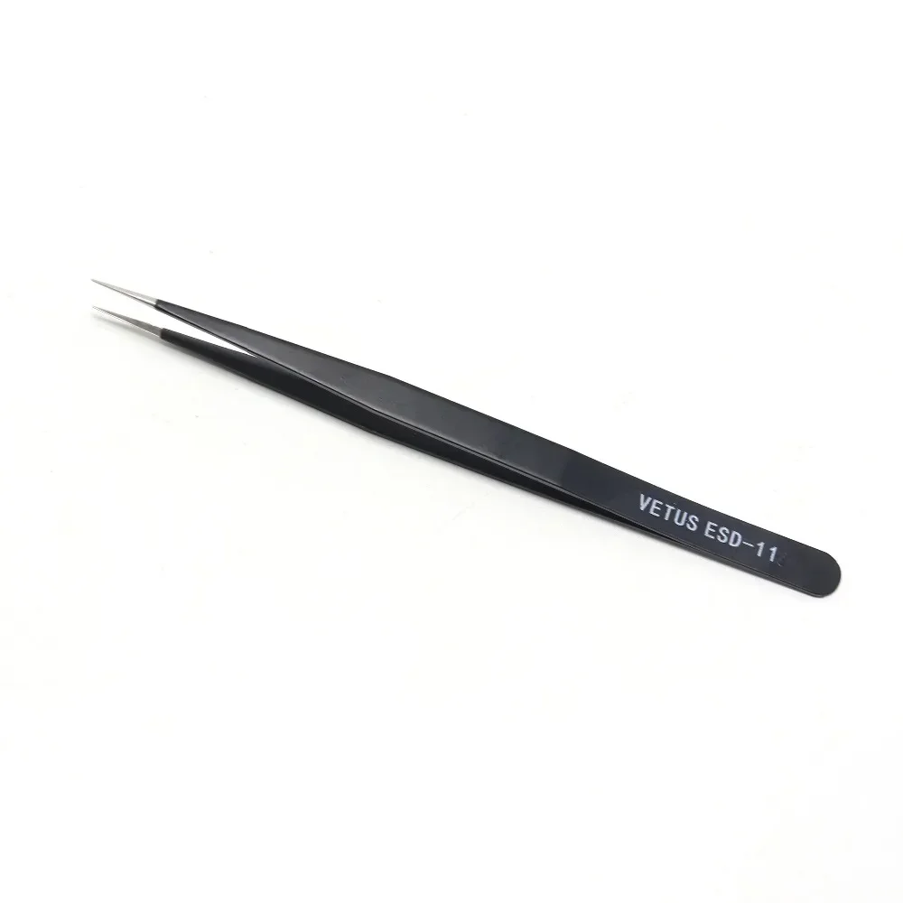 100% original VETUS anti-static stainless steel tweezers ESD-10/11/12/13/14/15