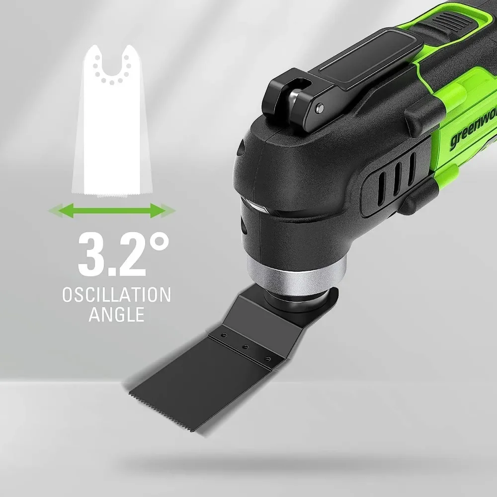 Greenworks-ChlorKit,(2) 24.com & (2) chargeurs, 24V, 8 pièces Perceuse à percussion 800 pouces/lb, tournevis à percussion, enveloppée, multi-outils, scie alternative