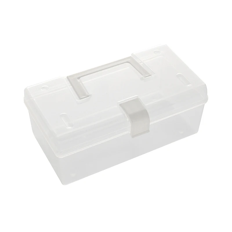 Plastic Transparent Storage Box Household Miscellaneous Storage Box Jewelry Bead Container Box Toy Storage Box Tool Accessories