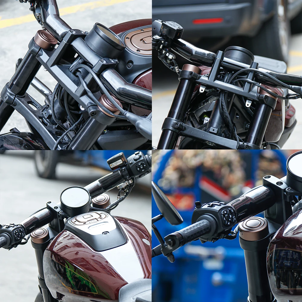 Верхняя крышка передней вилки мотоцикла для Harley Davidson Sportster S 1250 RH1250 S 2022 2021 крышки стержня вилки аксессуары