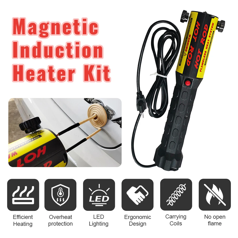 

Solary Magnetic Induction Heater Kit - 1000W 110V Inductive Heater Tool