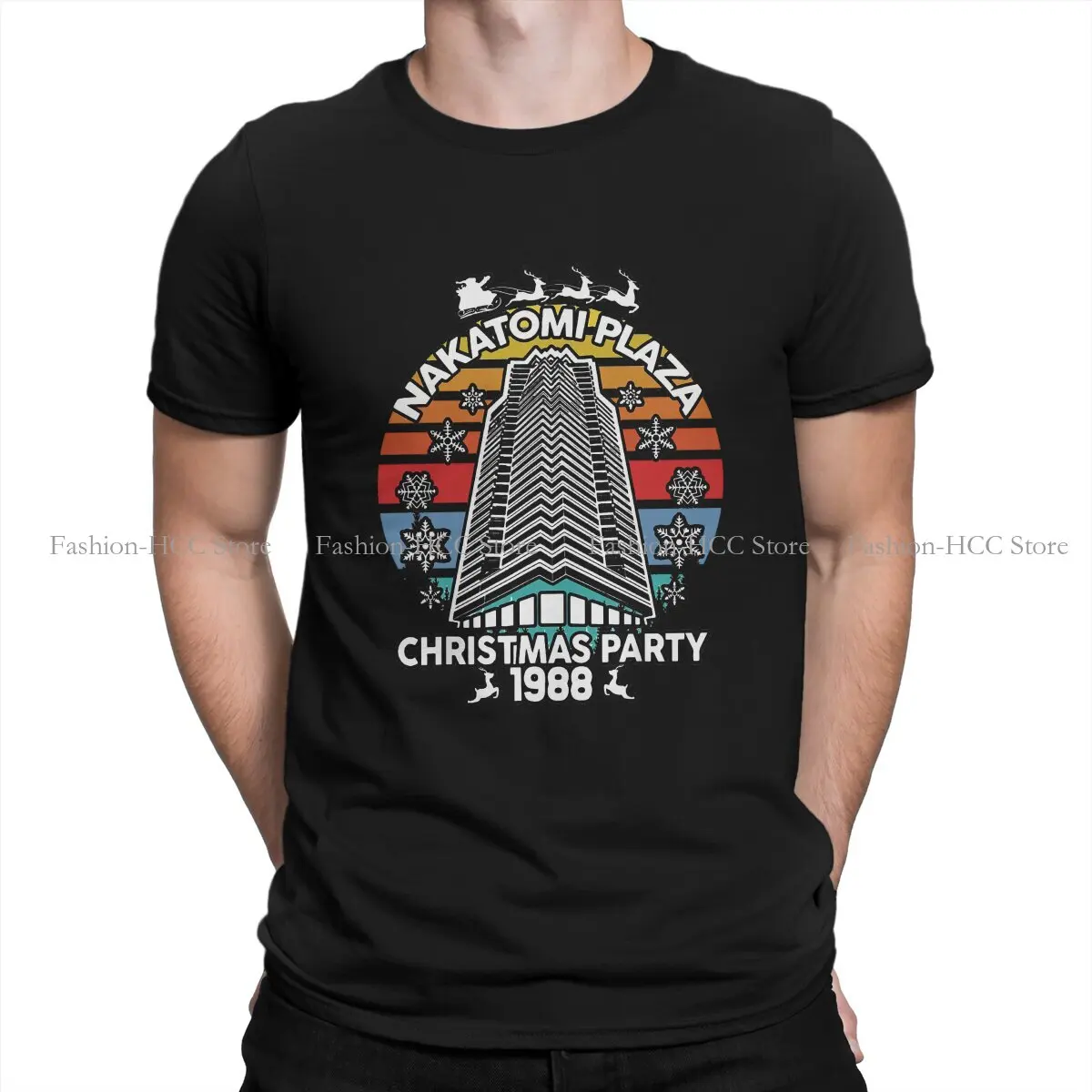 Nakatomi Plaza Style Polyester TShirt Die Hard Movie Christmas Party 1988 Bruce Willis Comfortable Creative Gift T Shirt