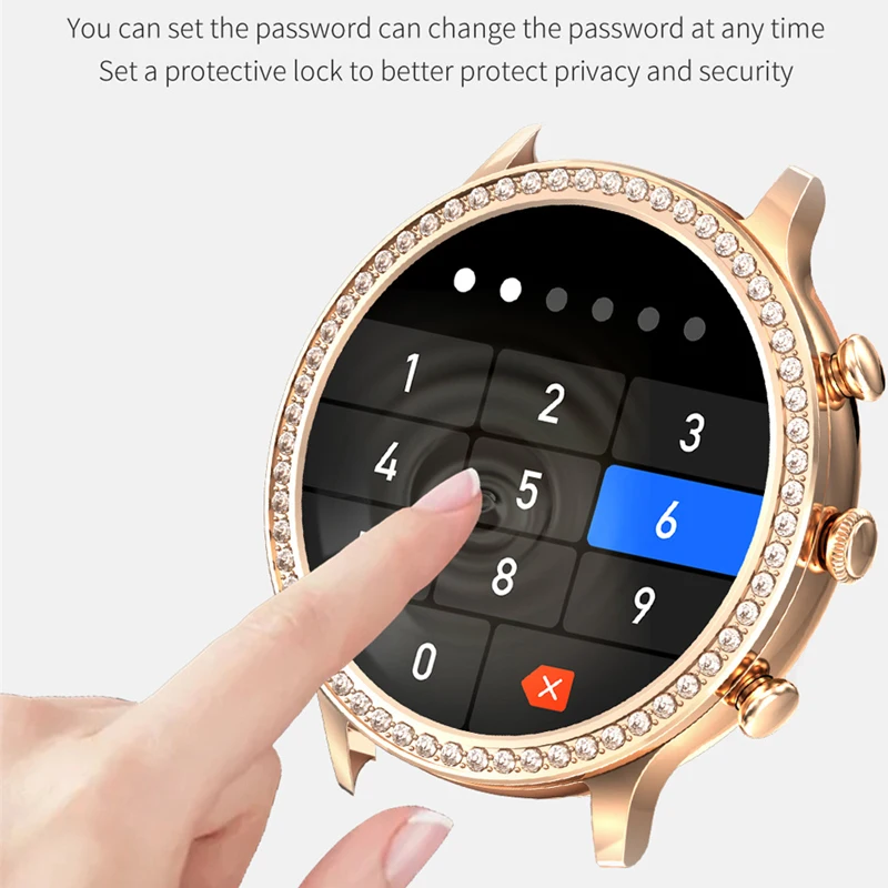 AI Voice Assistant Smart Watch Women Bracelet Sport Custom Dials Blutooth Calls Blood Pressure Lady Watch Waterproof Smartwatch