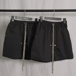 Brand R0 Elastic Shorts Woven Work Suit Quarter Shorts Oversized Shorts Men Hiphop Streetwear