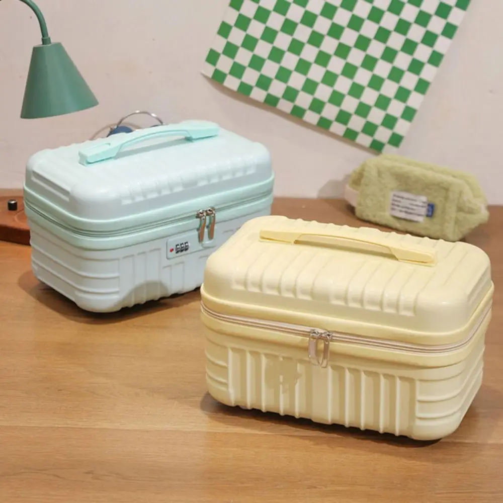 

Trend 17 Inch Cosmetic Case Large Capacity Fashionable Mini Luggage Bag Waterproof Portable Makeup Bag Travel