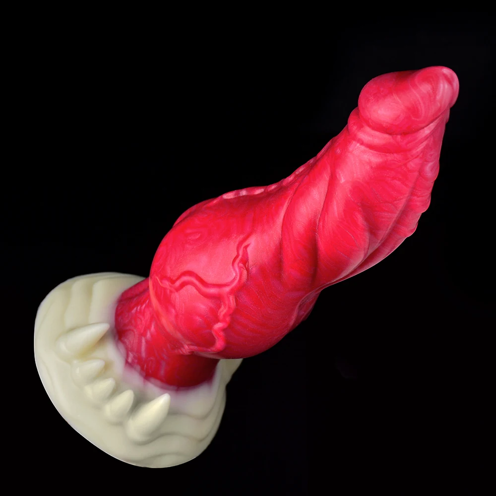 NYOTA Silicone Huge Dog Knot Penis Fantasy Anal Plug Dildo With Suction Cup Sex Toys For Women Men Masturbator Adult Erotic Toy