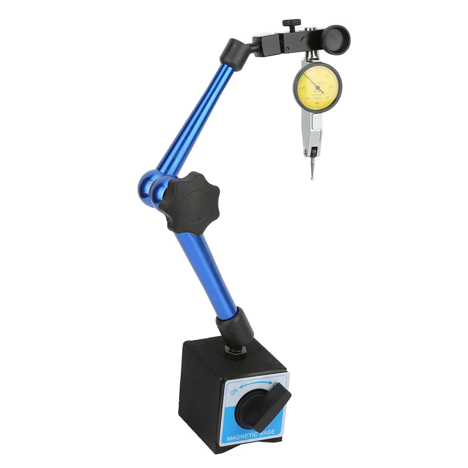 Support de Base Flexible magnétique avec indicateur de Test à cadran bleu