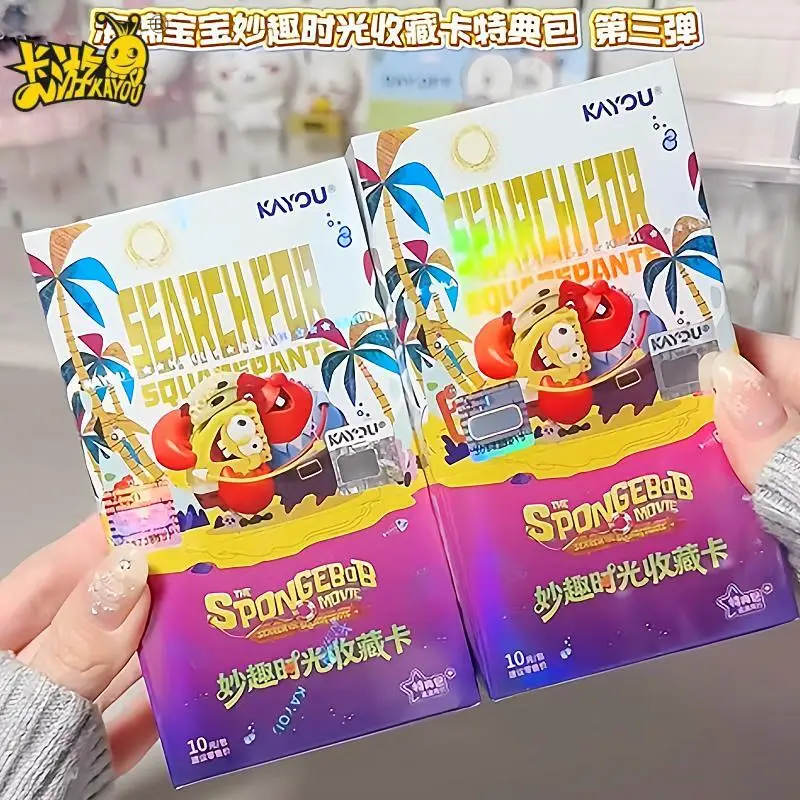 

Коллекционные карточки KAYOU SpongeBob SquarePants Special Edition 3: полный набор, аниме-персонажи, игрушка, подарок