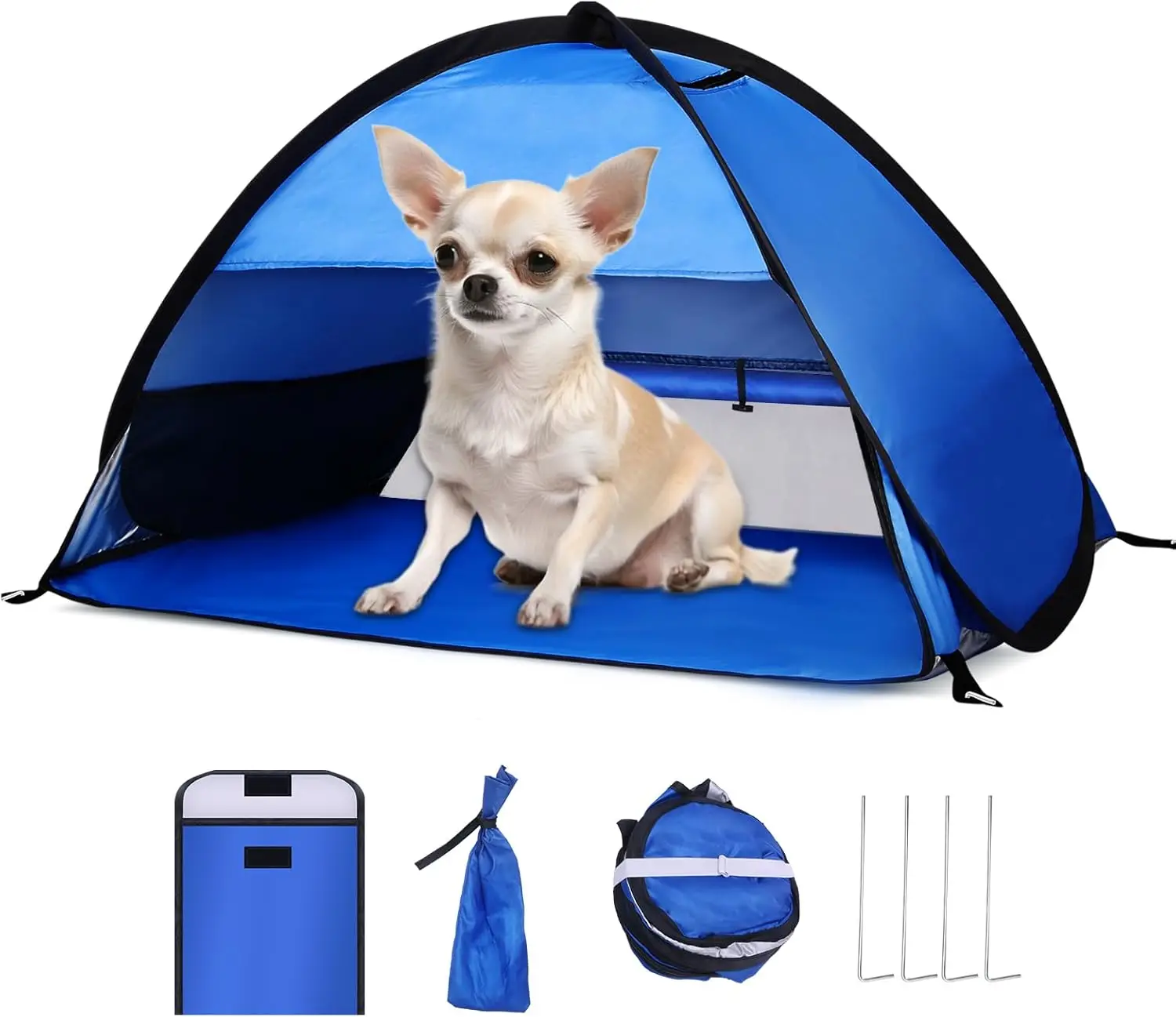 

Beach Sun Shelters, Instant Sun Shade Canopy Head PopUp Canopy Automatic Shade Tent for Camping