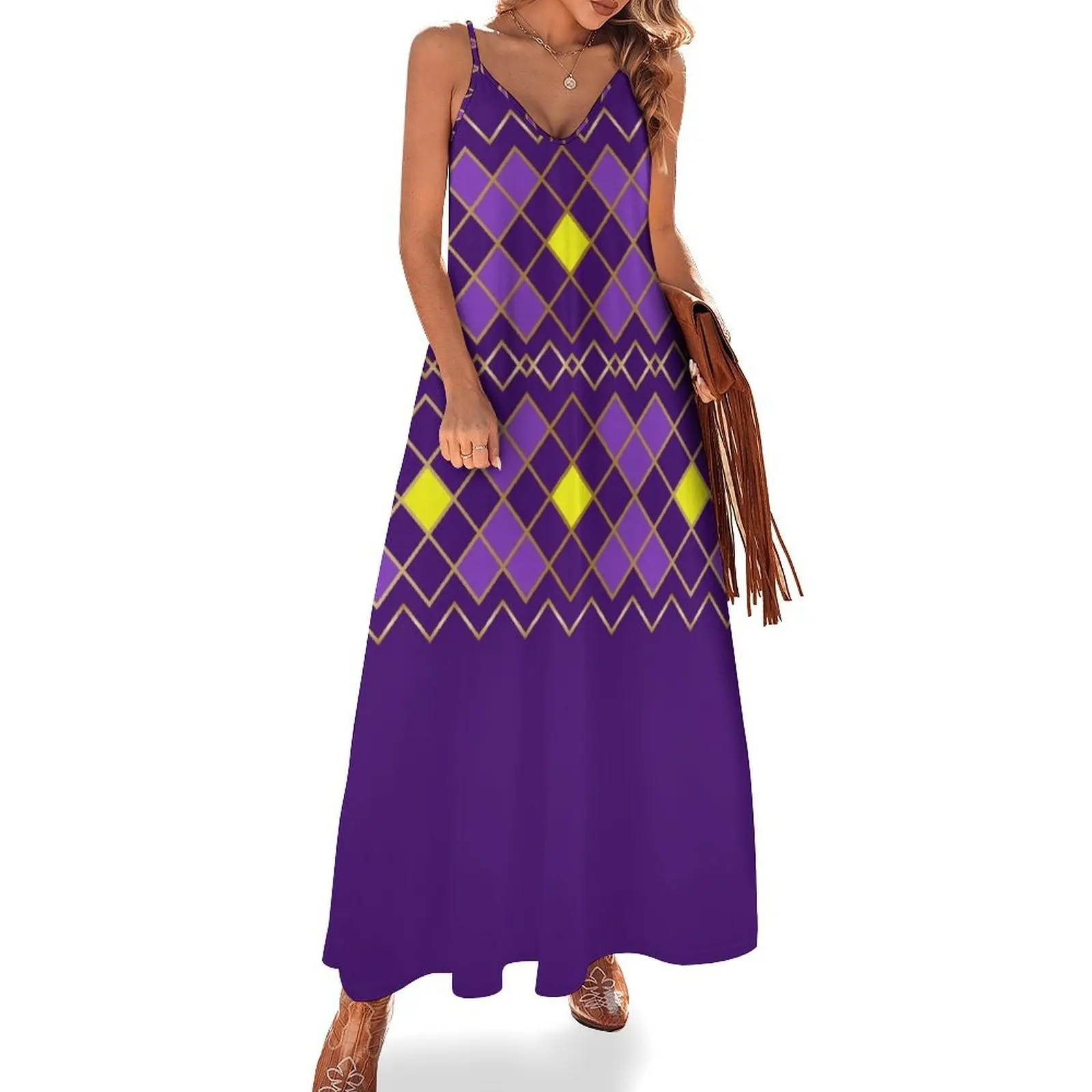 

Fancy pattern for Mardi Gras Sleeveless Dress Party dresses dresses for official occasions Dress