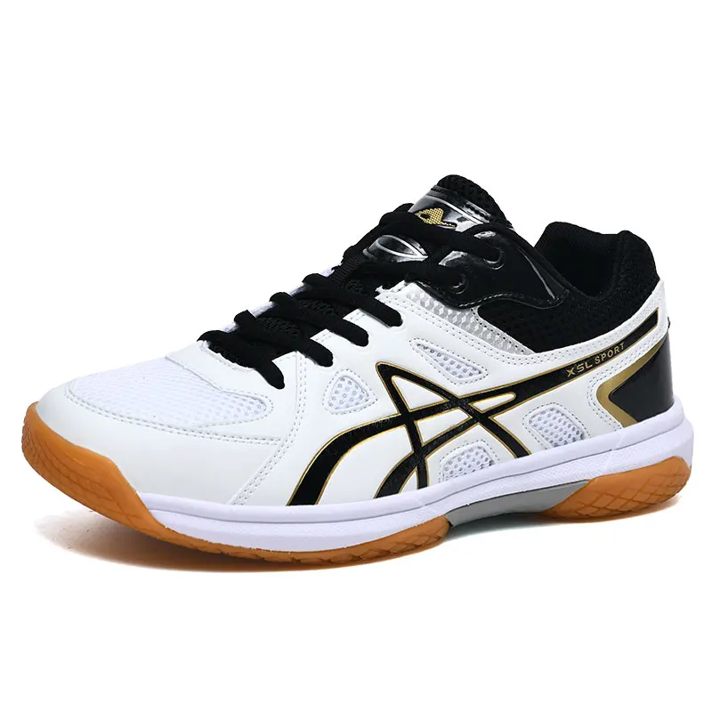 

Outdoor High Quality Men Badminton Shoes Unisex Sneakers Lightweight Tennis Shoes Athletics Training Lace Up Women Sports Shoes