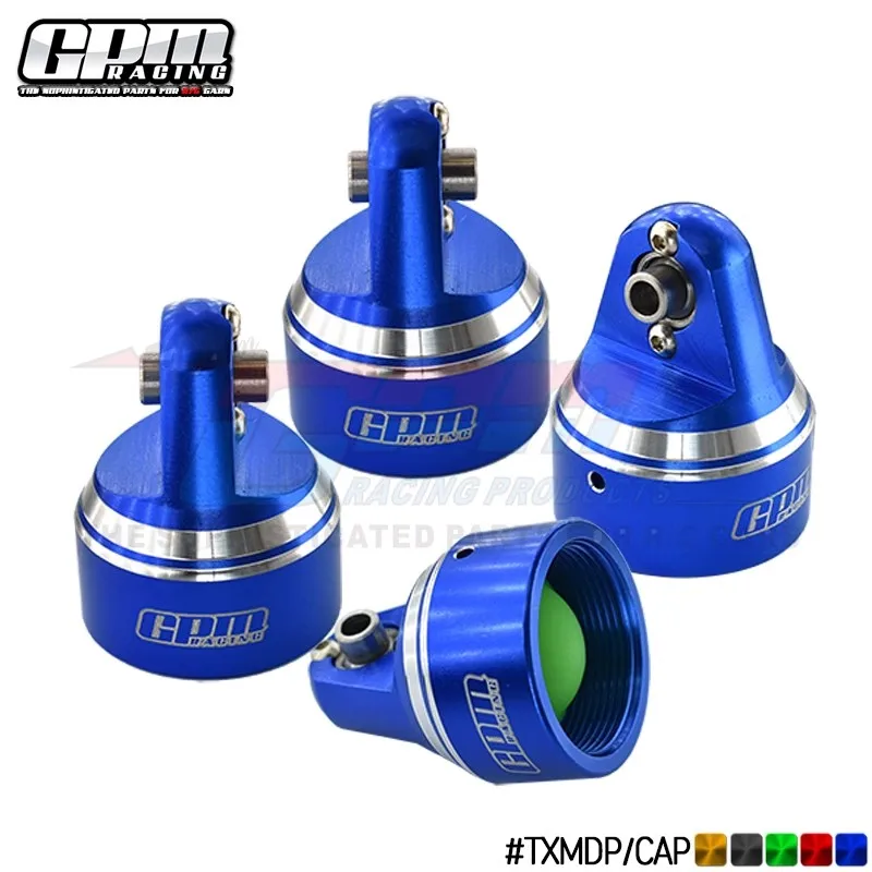 GPM Aluminum 6061-T6 Damper Top Cap for TRAXXAS 1/5 X-MAXX 6S 8S XRT ORIGINAL SHOCK ABSORBERS