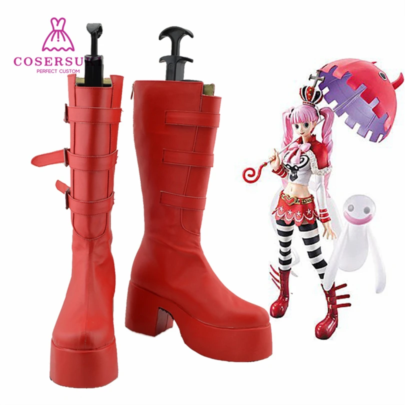 Zapatos de Cosplay de una pieza Perona Sabo, botas profesionales hechas a mano