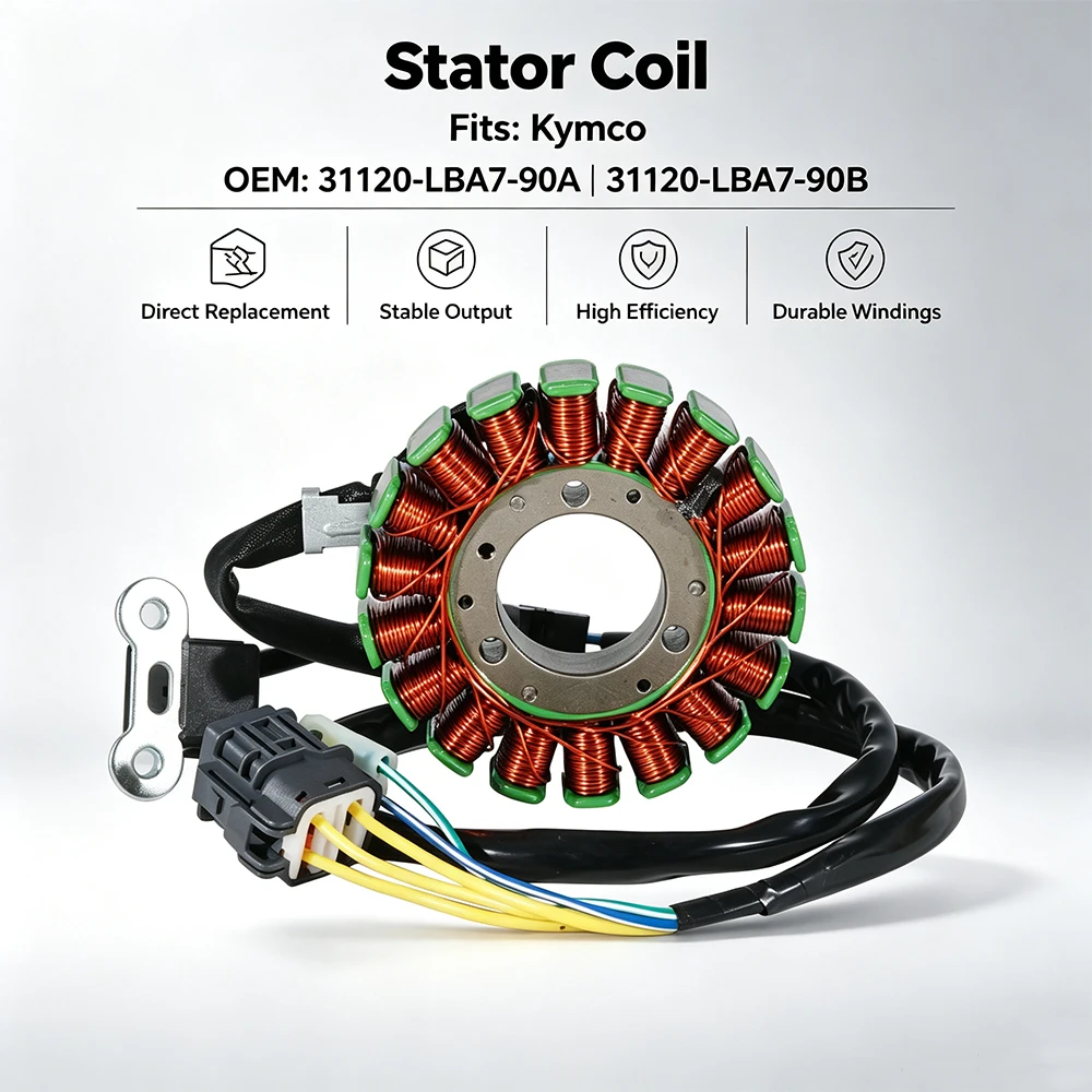 Stator Coil For Kymco KXR250 4T EURO II- MAXXER 250 4T EURO MXU250 4T EUROII- MXU 250 4T EURO II URBAN QUAD Maxxer 250