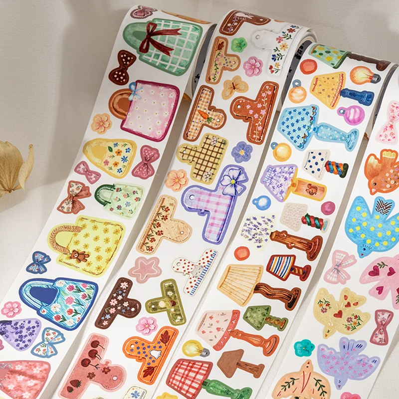 Mr.Paper Kwai Small Item Series Original Die Cutting Tape Cute Lines Japanese Painting Tape Home Handbooks Decoration Gifts image 5