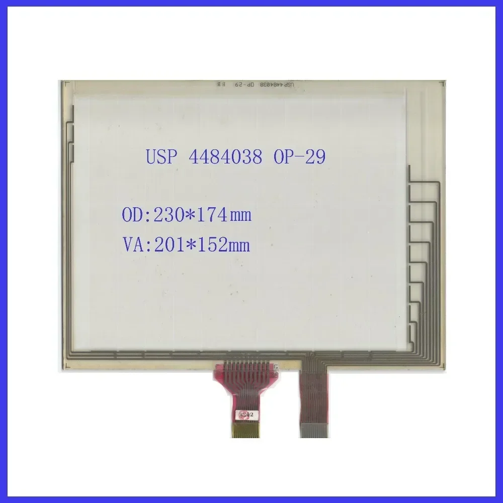USP 4484038   0P-29 8,4 polegadas Touch Screen POST painel de toque resistivo de 8,4 polegadas para aplicações industriais