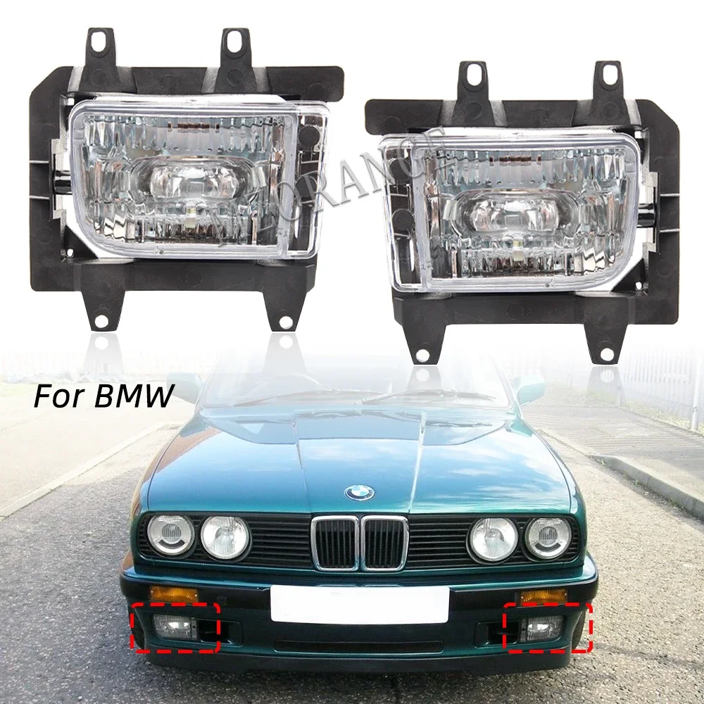 

Передний бампер фары Противотуманные фары для BMW E30 1985-1993 318i 325i автомобильные аксессуары ДХО фары дальнего света 63171385945 63171385946