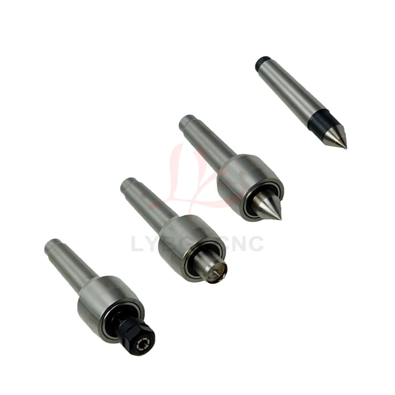 High Precision Light Duty Drill Chuck Live Center for Activity Tailstock Revolving Milling Center Taper Machine Accessories