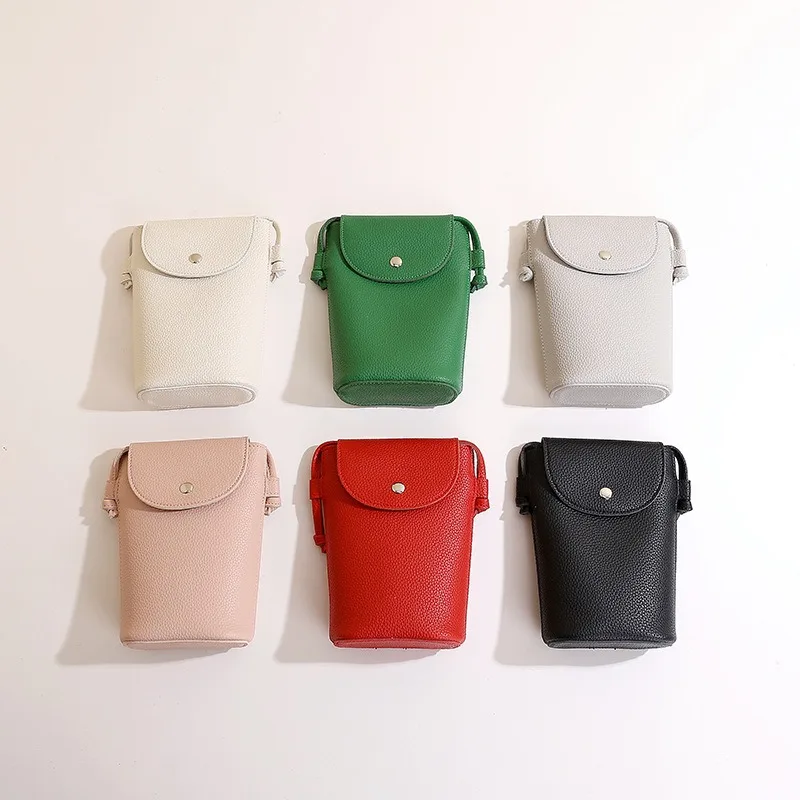 Fashion Women Crossbody Bag PU Leather Female Messenger Bags Small Solid Phone Purses