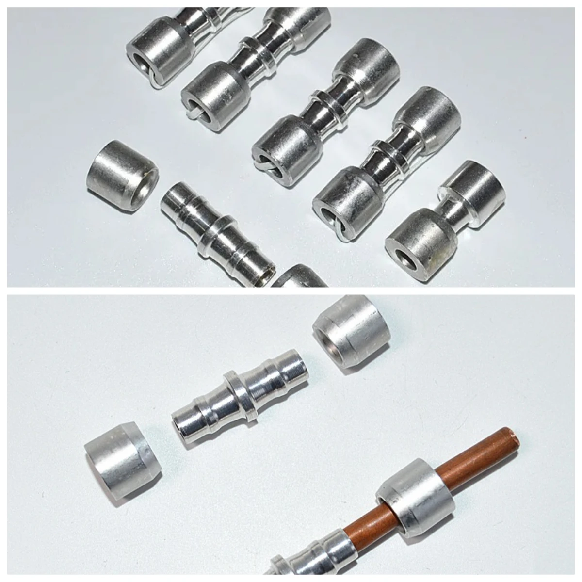 Quick-closing Composite Ring Copper-aluminum Pipe Welding-free Special Joint Refrigeration Maintenance Tool Air Conditioner