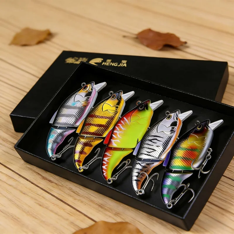 

Gift Box Set of Sinking Lure Fishing Bait5Pieces7.5cm12gSpecialized noise-making lure for ultra-long-distance fishing of the man