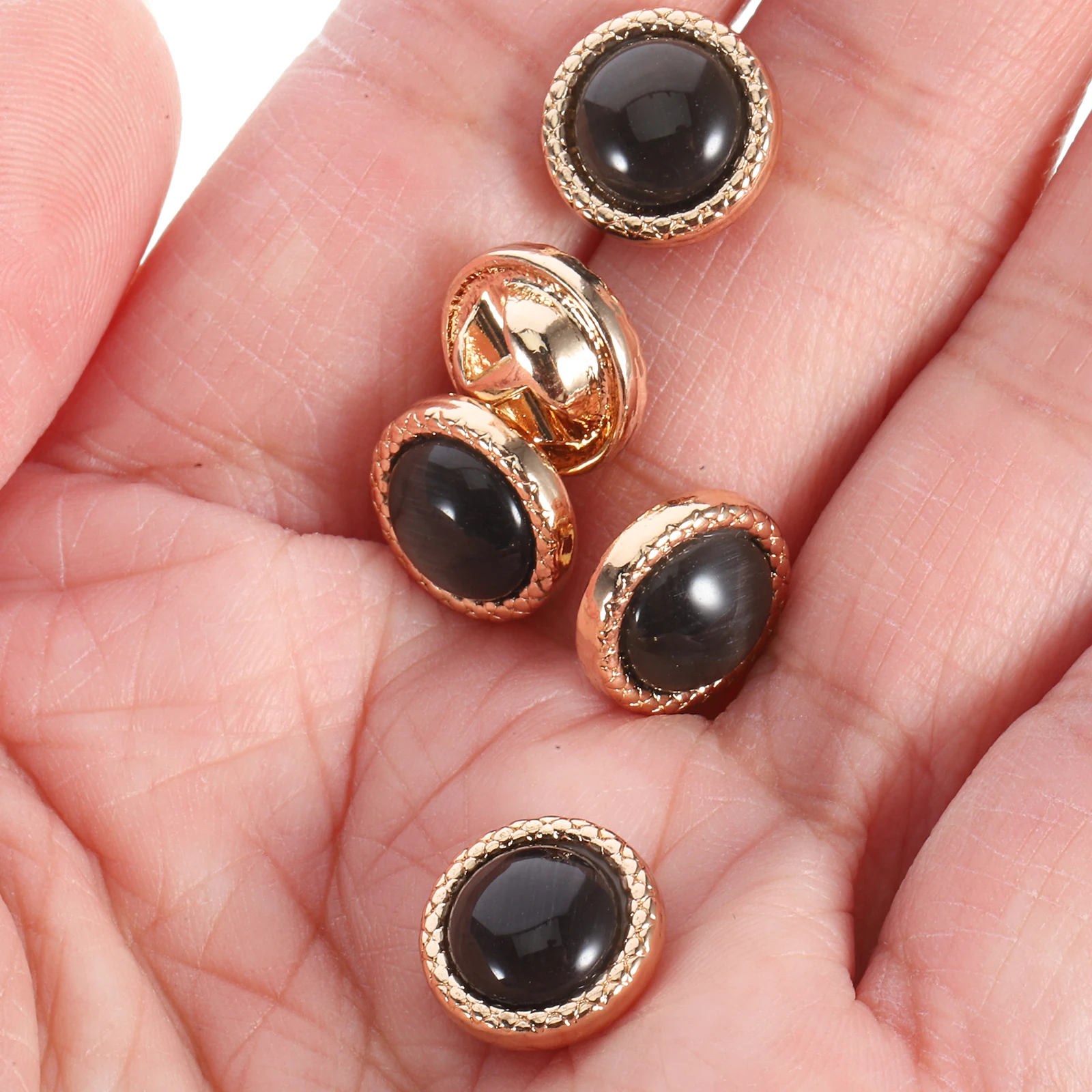 

20Pcs Metal Pearl Buttons Vintage Durable Sewing Decor for Shirts Hats Suits Sweaters Clothing Projects Sewing Button