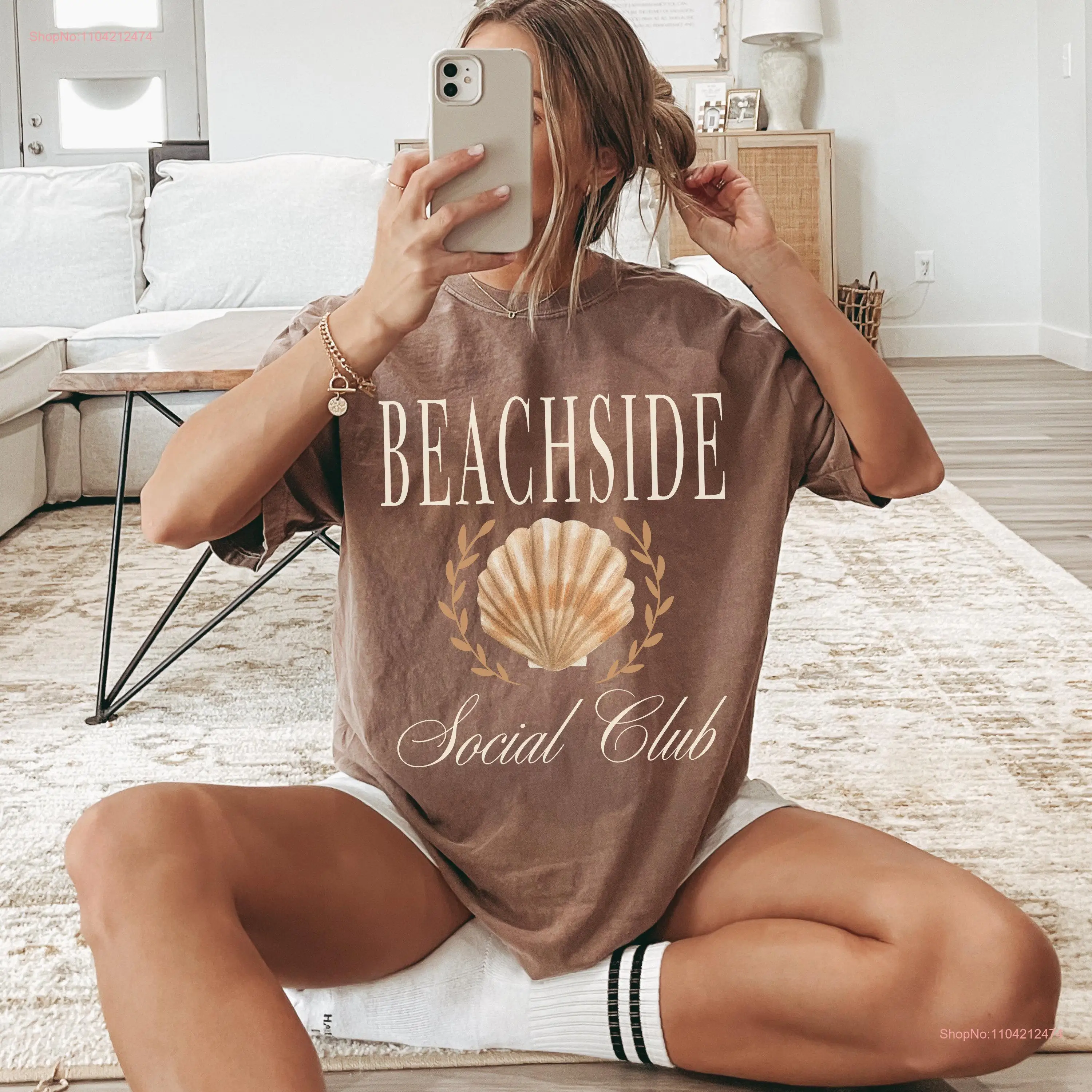 Beachside Social Club T shirt Comfort Colors Summer Vacation Island Beach Lover Honeymoon Cute Outfit