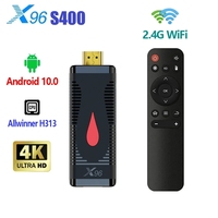 X96 S400 Mini TV Stick Allwinner H313 Android 10 2G 16G 4K HD WIFI Media Player TV BOX