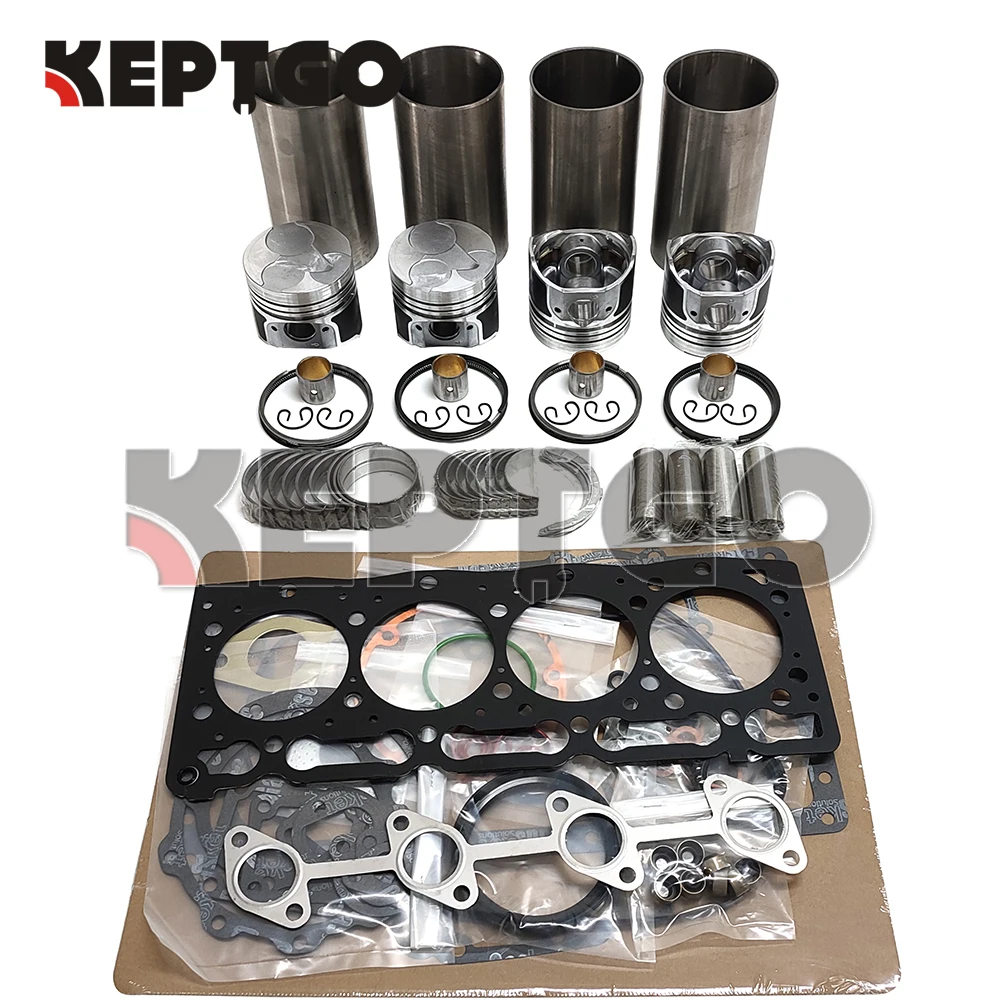 

V1305 Overhaul Rebuild Kit with Liner For Kubota Engine Full gasket