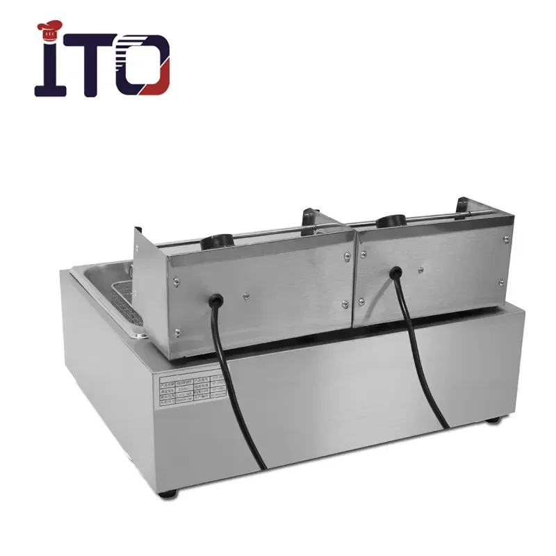 for CI904 Deep Fryer Commercial French Fries hine Stainless Steel Snack Food Cooking Equipment for Hotel