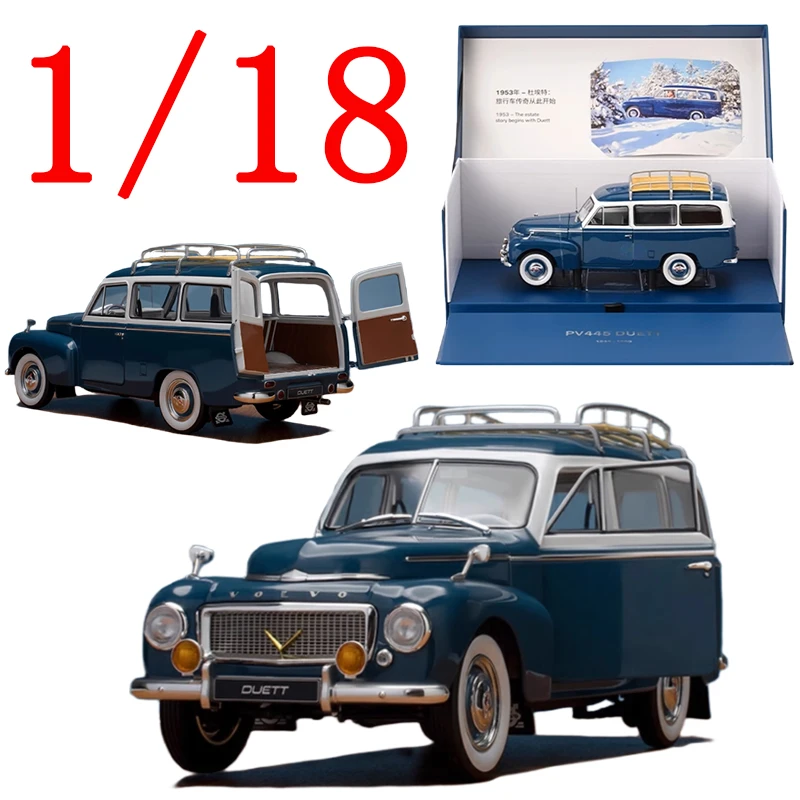 

VOLVO Diecast 1/18 Scale VOLVO Duett Alloy Model Cars VOLVO Duett Vintage Car Play Vehicles Toys for Boys Gift Original Box