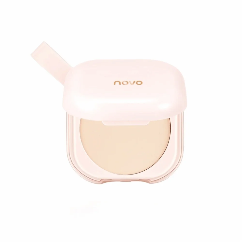 新しい NOVO ルースパウダー ブライトニング効果 持続性コンシーラー プレストパウダー オイルコントロール マット仕上げ メイクアップパウダー デイリーメイクアップ