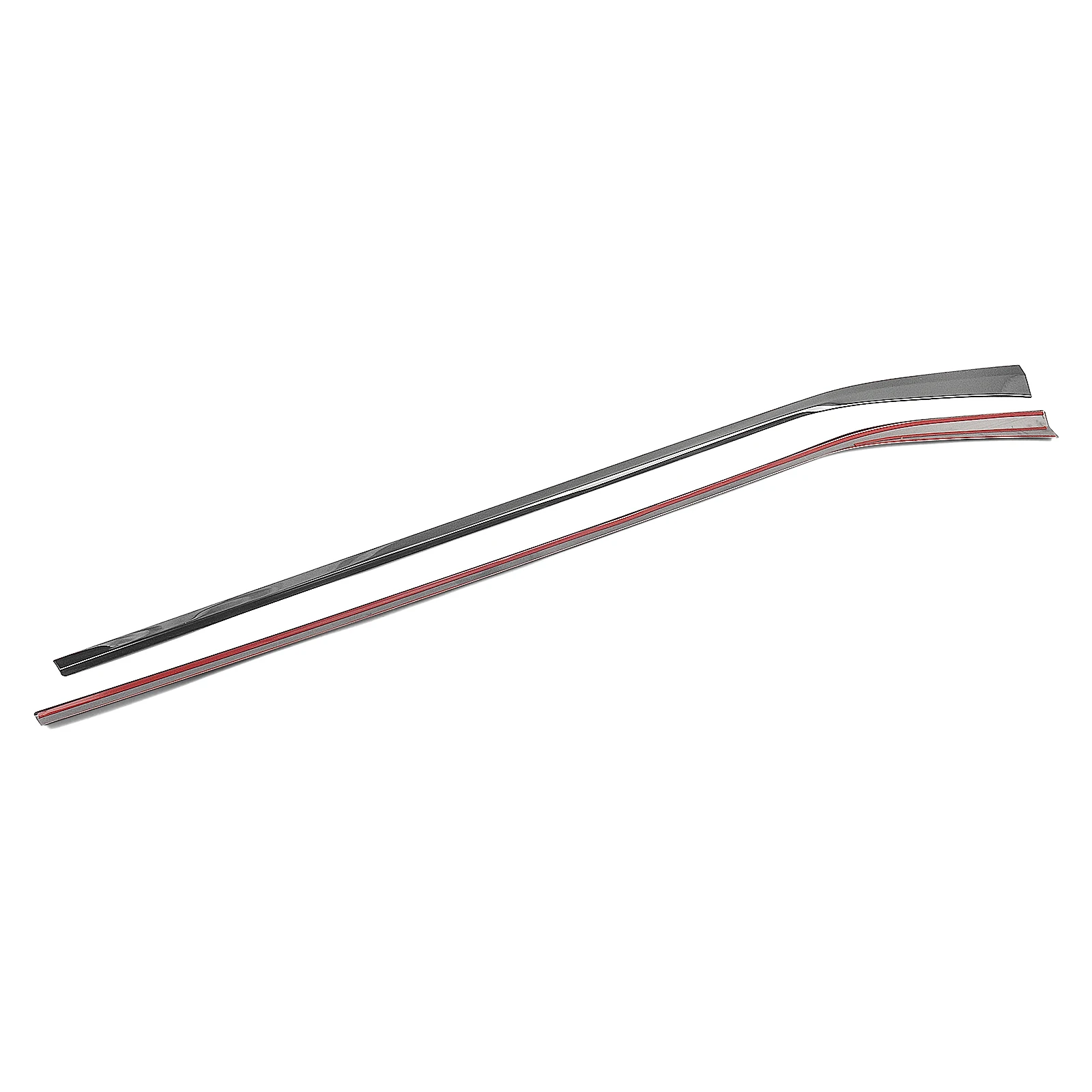 

Gloss Black 12pcs Exterior Window Strip Trim Weatherstrips Cover Seal Molding For Lexus ES 200 250 260 ES300h ES350 2019-2025